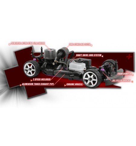 HPI Nitro RS4 Evo3 Chevrolet Corvette