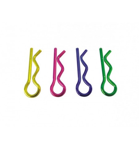 Clips per carrozzerie - 4pz per 1/10