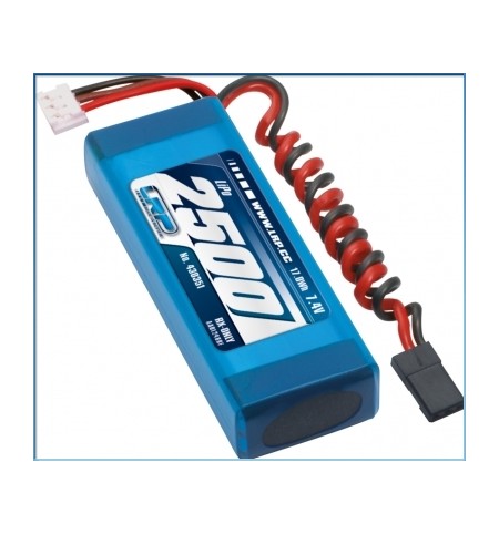 LRP VTEC LiPo 2500 RX-Pack 2/3A Straight - 7.4V