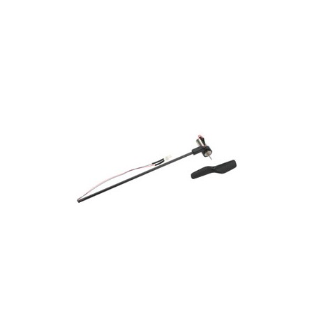 Tail Boom Assembly w/Tail Motor/Rotor/Mount: BMSR tubo di coda con motore Tail Boom Assembly w/Tail Motor/Rotor/Mount: BMSR tubo di coda con motore