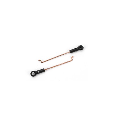 Servo Pushrod Set with/Ball Link (2): BMSR Tiranti servi Servo Pushrod Set with/Ball Link (2): BMSR Tiranti servi