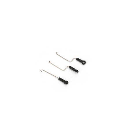 Servo Pushrod Set with ball link: 3pcs: mCP X Tiranti servo Servo Pushrod Set with ball link: 3pcs: mCP X Tiranti servo