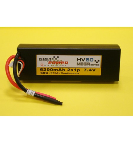 Batteria GigaPower  HV60 7,4 V 6200 mAh 2S