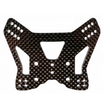 Supporto ammortizzatori post. carbonio sp 4mm