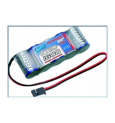 Batteria LRP  Batteria 6V 1600 VTEC Hump Pack Conn. Futaba