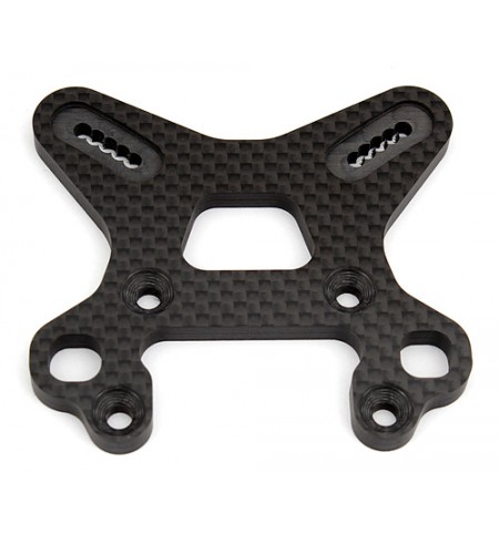 RC8B3 FT Carbon Front Shock Tower