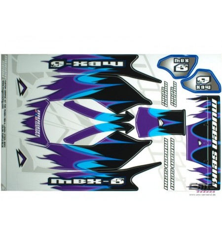 Set adesivi carrozzeria Viola