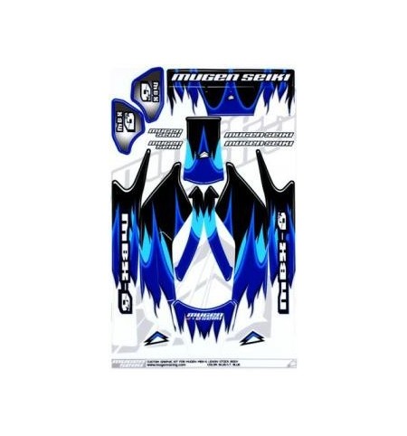 Set adesivi carrozzeria MBX-6  Blu