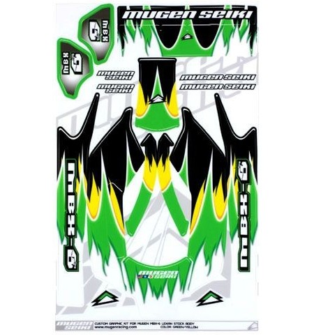 Set adesivi carrozzeria MBX-6  Verde