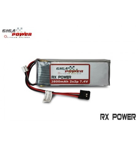 Batteria GigaPower LiPo 7,4V 3800mAh 2S2P